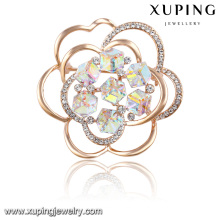 00030-xuping dubai gold plated jewelry Crystals from Swarovski,mother's day brooches pins